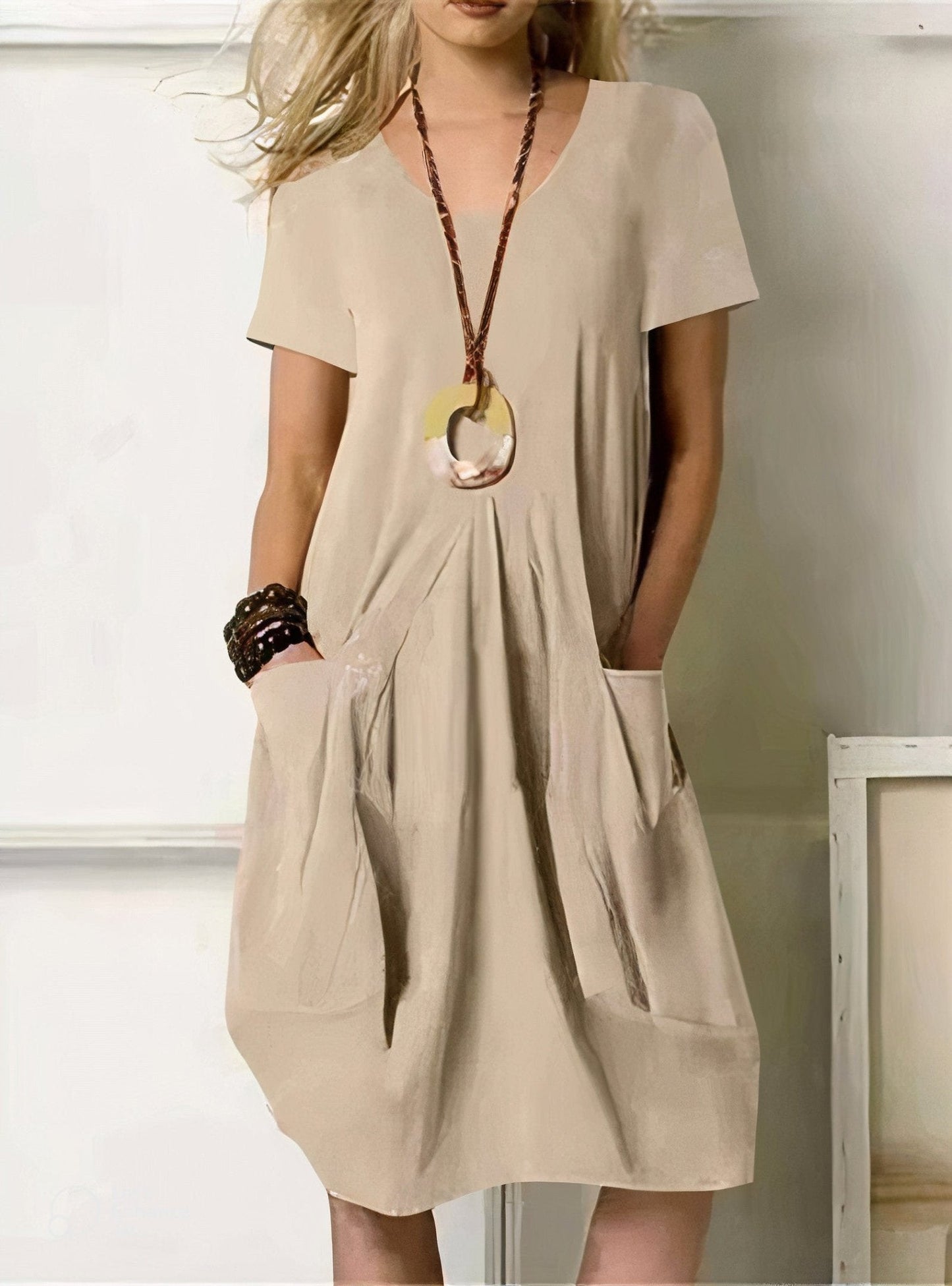 Kwani | Vestido Casual Fluido Simple