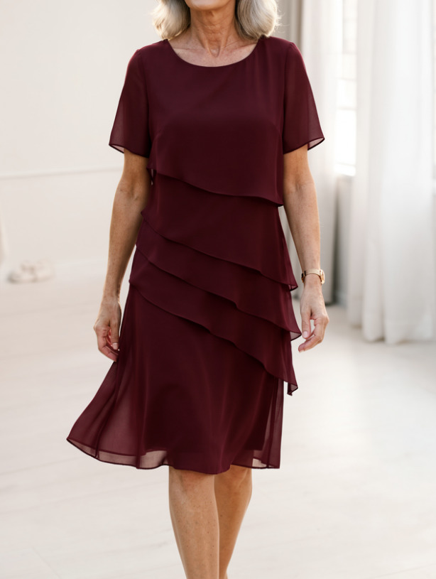 Linda | Elegante Vestido Cómodo con Volantes