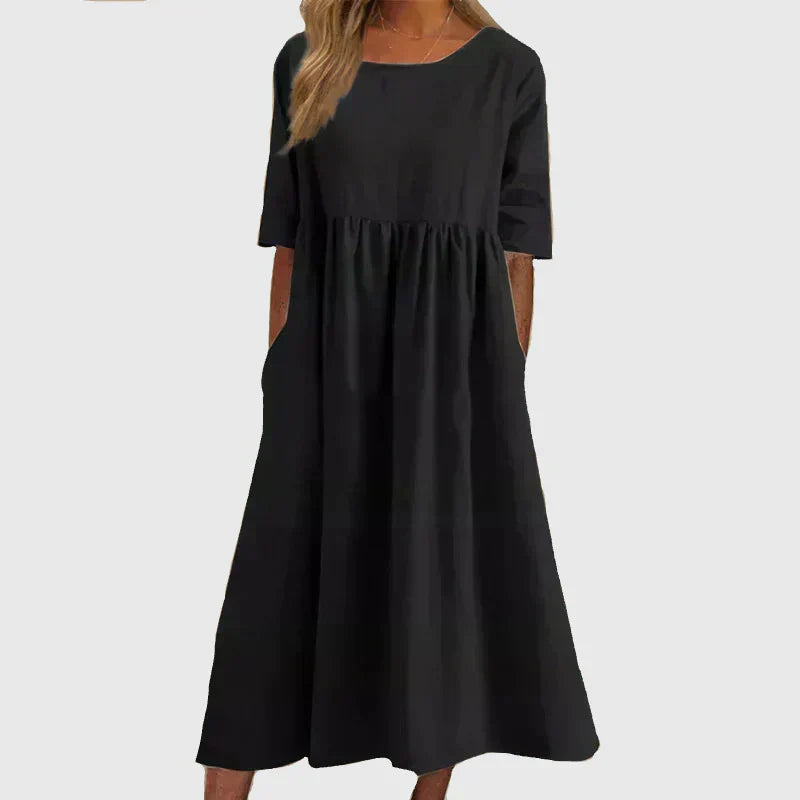Joy | Vestido Midi Fluyente Atemporal