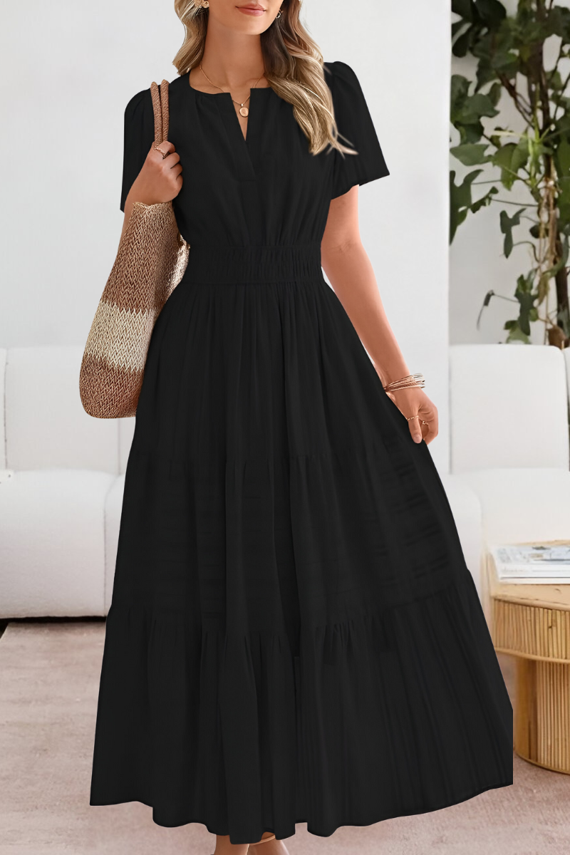 FREYA – VESTIDO MAXI TIERED CON ENCANTO BAJO EL SOL