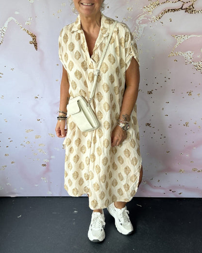 Paisley – Vestido Elegante con Escote en V