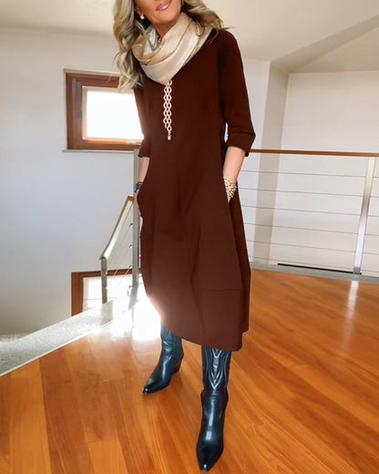 Sophia™ - Vestido Elegante con Detalles Hechos a Mano