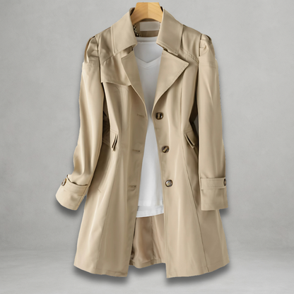 Jinkee | Abrigo Trench Elegante de Otoño