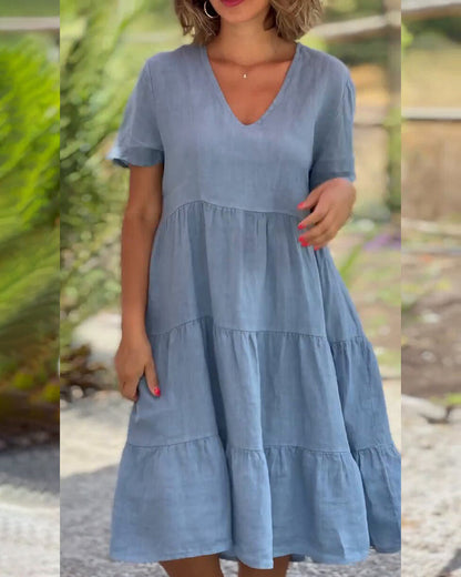 Samantha | Vestido Vuelto con Bolsillos