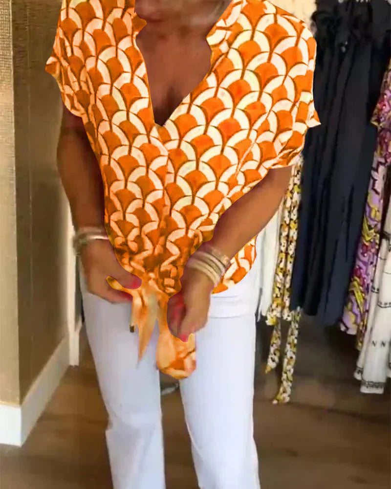BLUSA ESTAMPADA ELEGANTE SOLVEIG