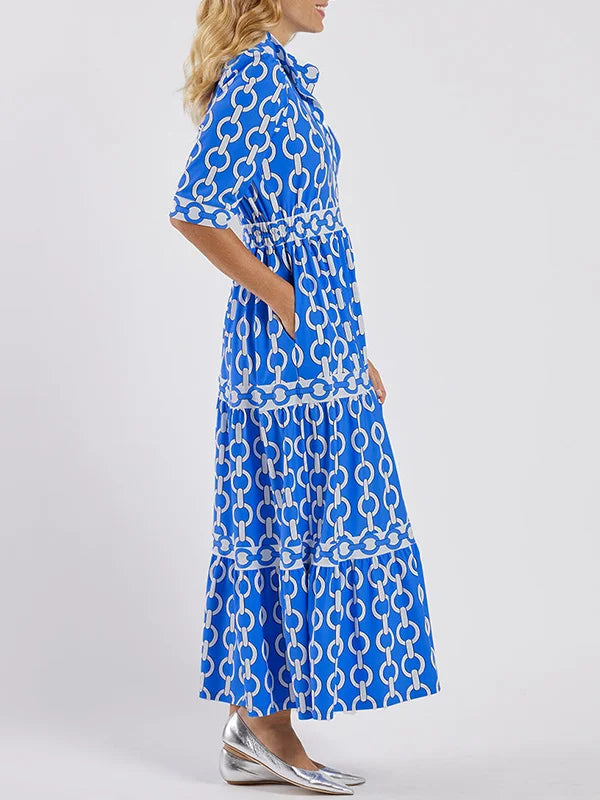 Juliette ~ Vestido Midi con Detalle de Cadena