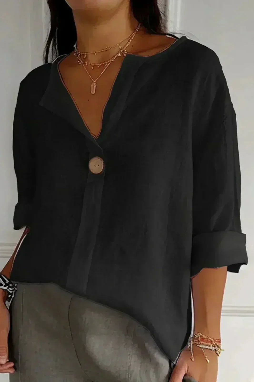 Natasha | Top de Lino Casual