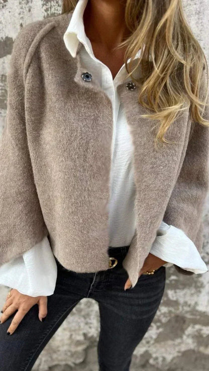 Tess™ | Cárdigan Moderno de Lana Premium
