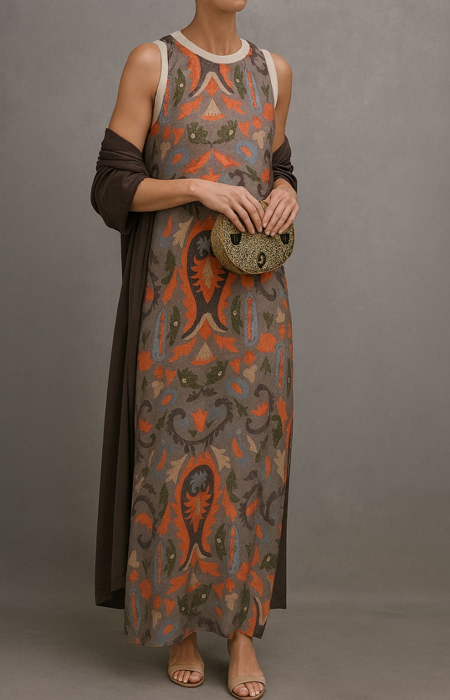 Mikaella | Vestido Largo Elegante