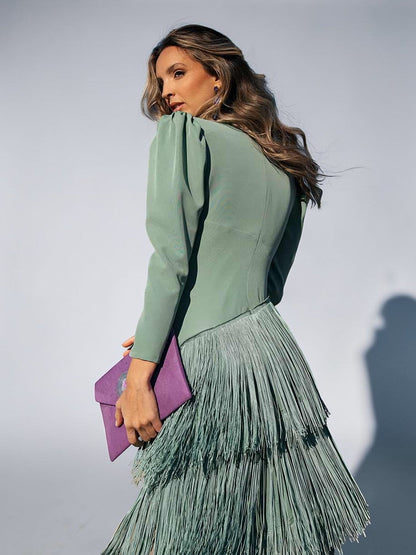 Sofia - Vestido Elegante con Flecos