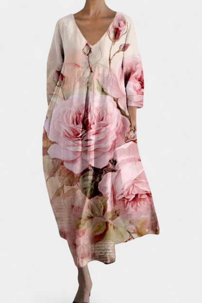 NAOMI – VESTIDO MIDI ART BLOOM