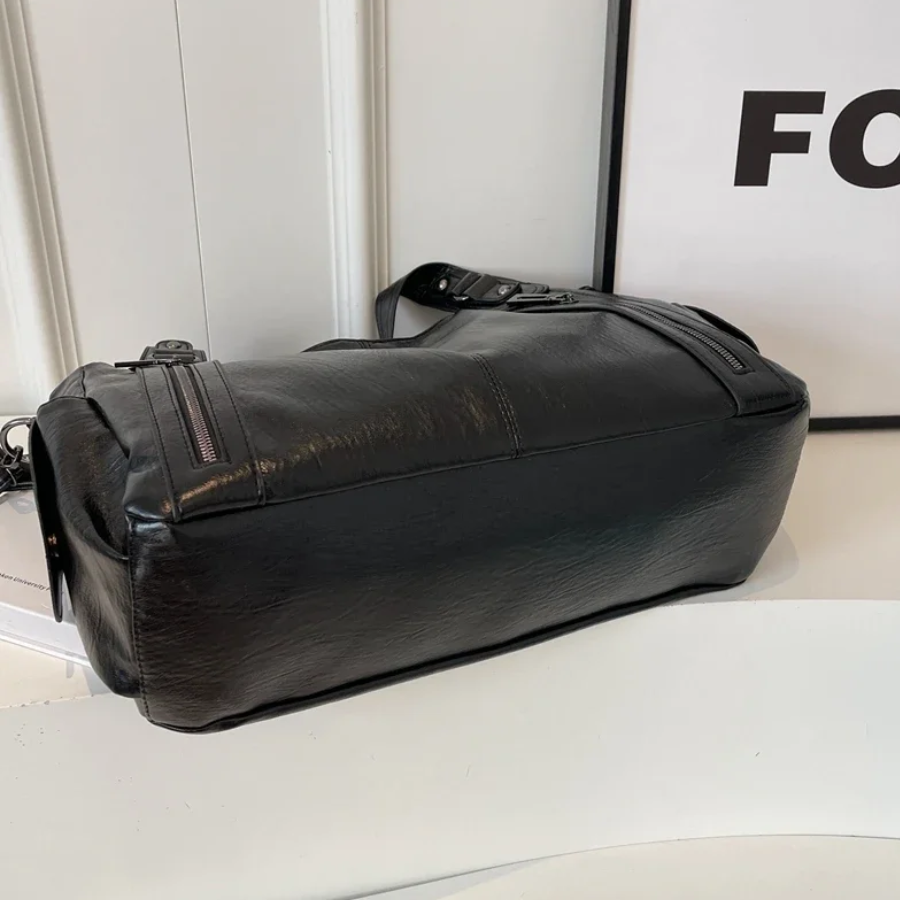 Uma - Bolso de Hombro de Gran Capacidad con Doble Cierre