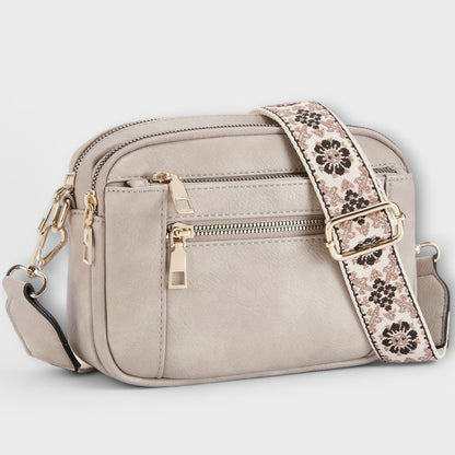 Bolso Cruzado de Cuero PU