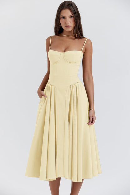 Elara | Vestido de Sol con Corsé Elegante