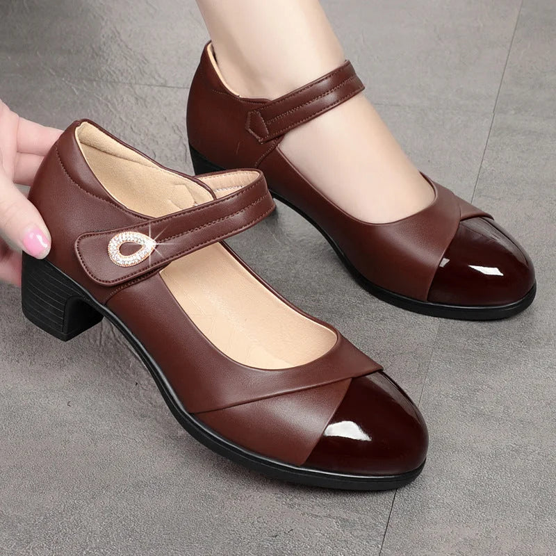 Serenella - Zapato de piel suave y elegante