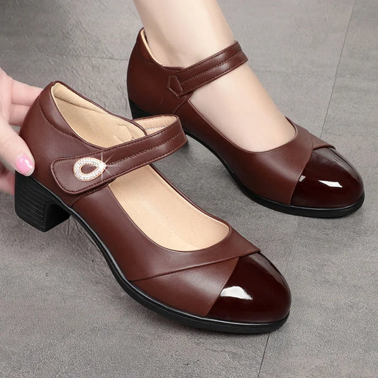 Serenella - Zapato de piel suave y elegante