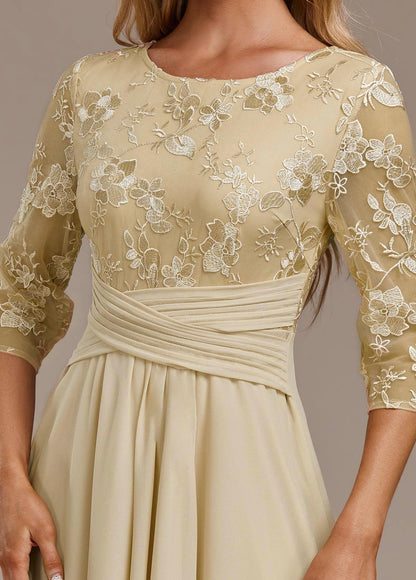 ANDREA – VESTIDO ELEGANTE DE CHIFFON FLORAL