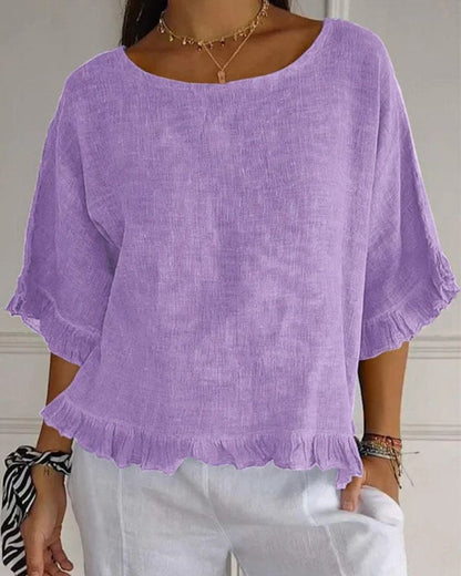 NABILA - CAMISA DE LINO ELEGANTE