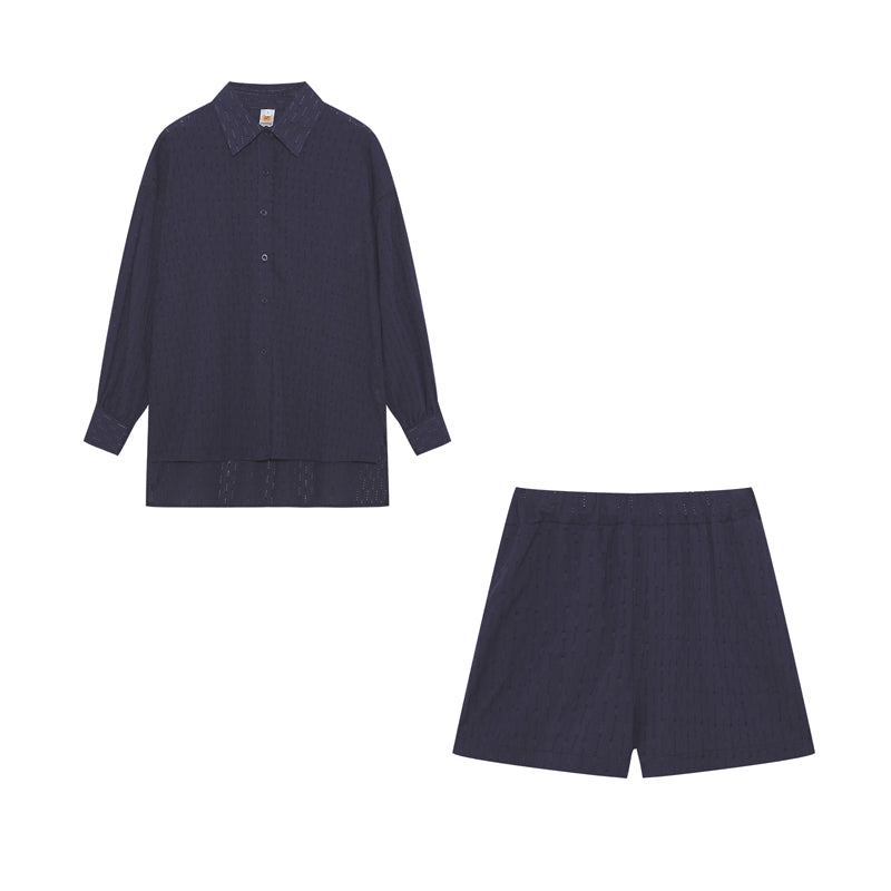 Elizabeth - Conjunto de Camisa y Pantalones Cortos Frescos