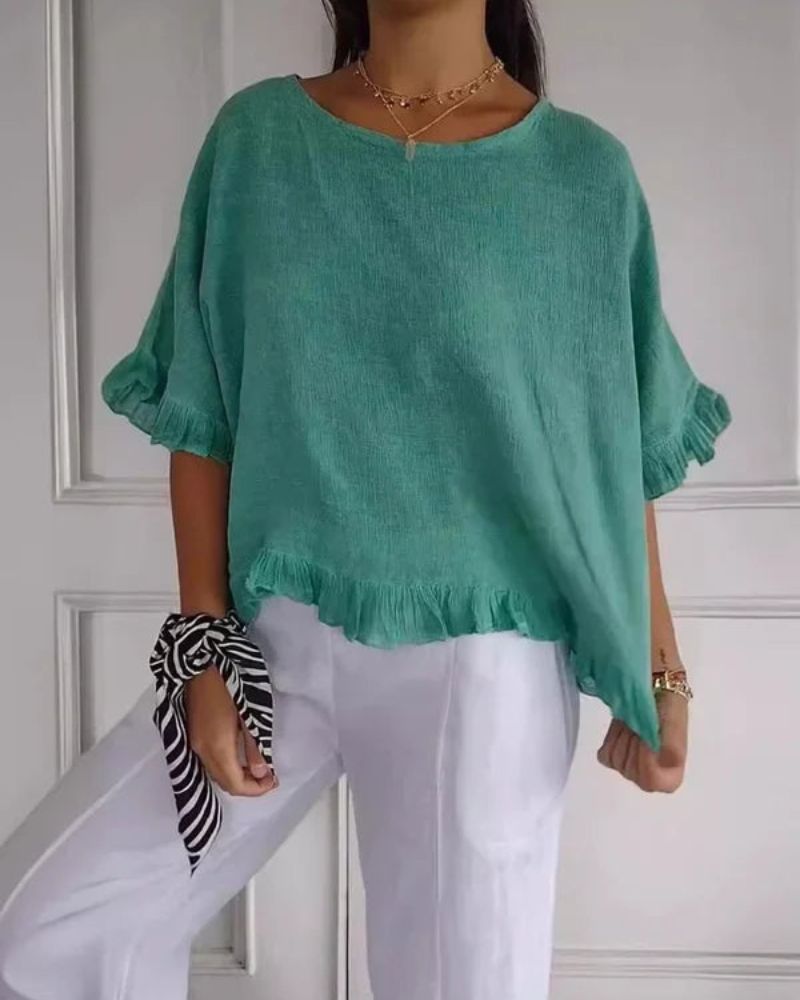 NABILA - CAMISA DE LINO ESTILOSA