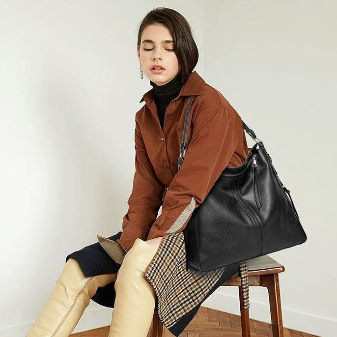 Cecile - Elegante Bolsa Tote de Cuero
