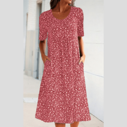 WINNY - VESTIDO MIDI CHIC CON ESTILO FLORAL