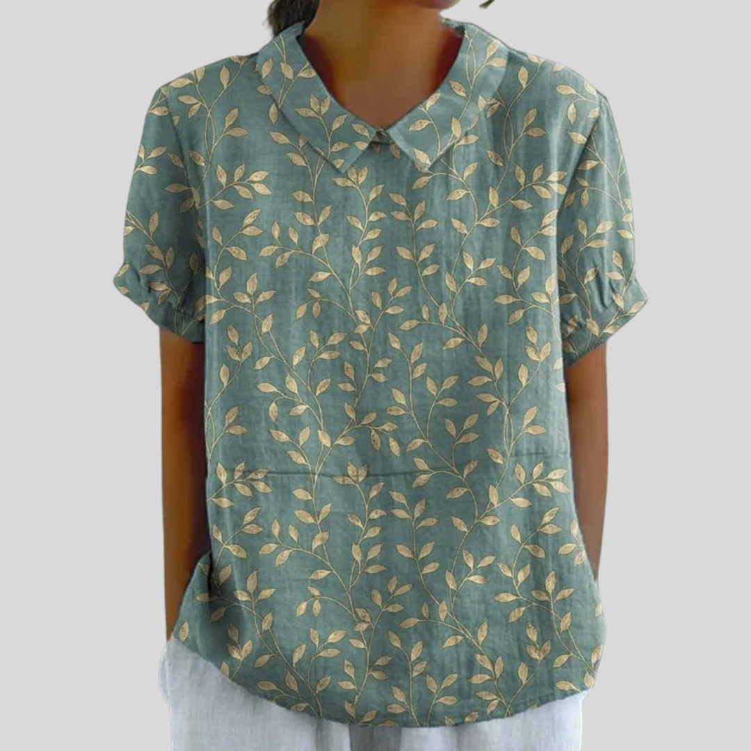 Léonie · Top Floral Elegante