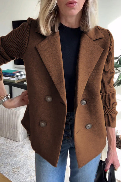 Lenora™ | Blazer de Manga de Punto Chic Premium