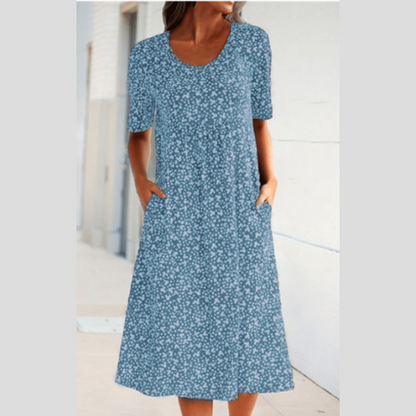 WINNY - VESTIDO MIDI CHIC CON ESTILO FLORAL