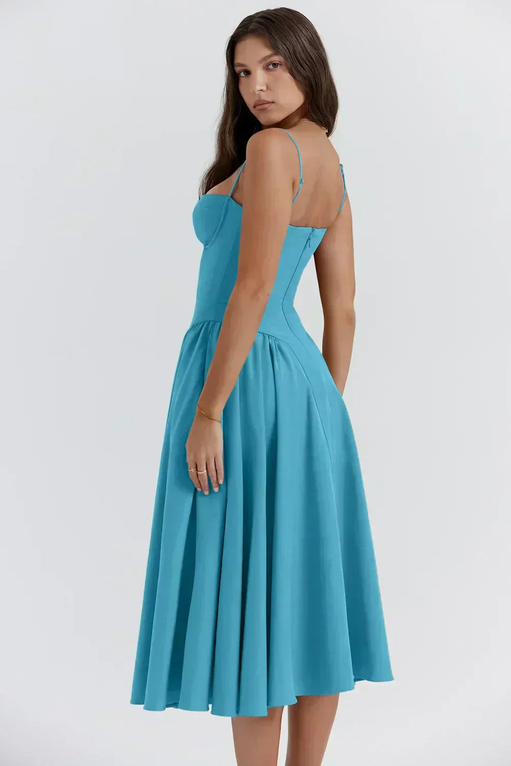 Elara | Vestido de Sol con Corsé Elegante