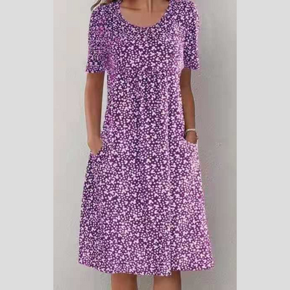 WINNY - VESTIDO MIDI CHIC CON ESTILO FLORAL