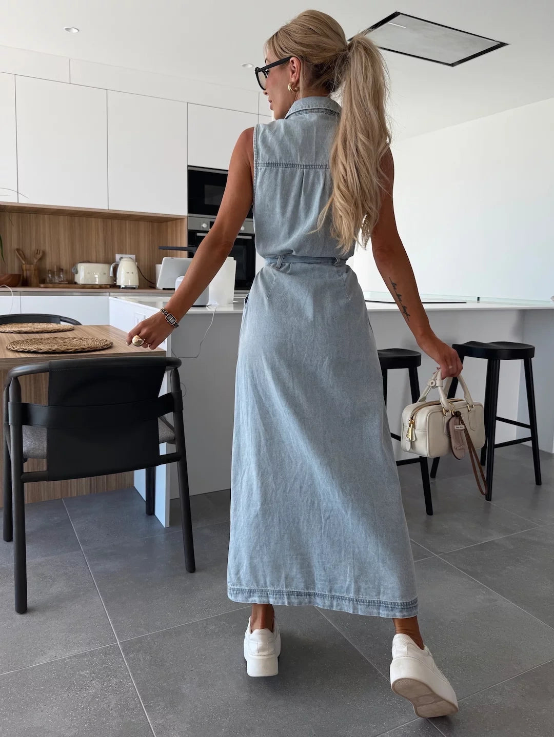 Louisa | Vestido Maxi de Mezclilla