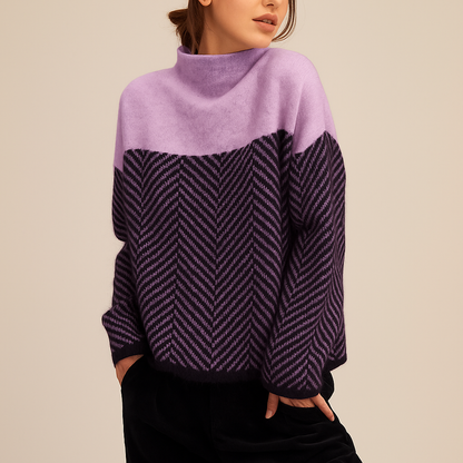 Zara | Suéter Térmico de Cuello Alto para Mujeres | Calidez Clásica