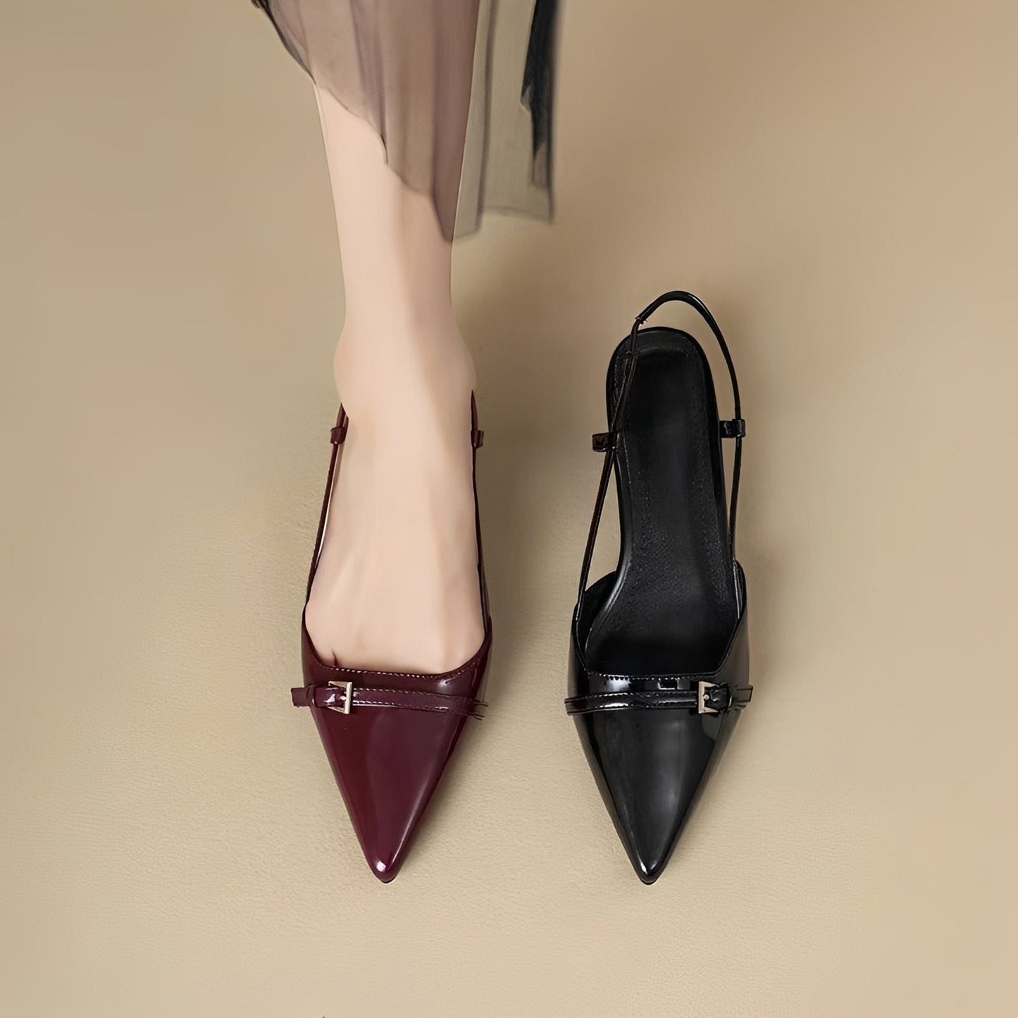 Alice - Zapatos de tacón clásicos con tacón vacío para mujeres