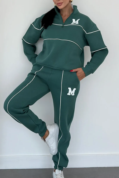 DESIREE – CONJUNTO DE LOUNGE DE CREMALLERA DEPORTIVA