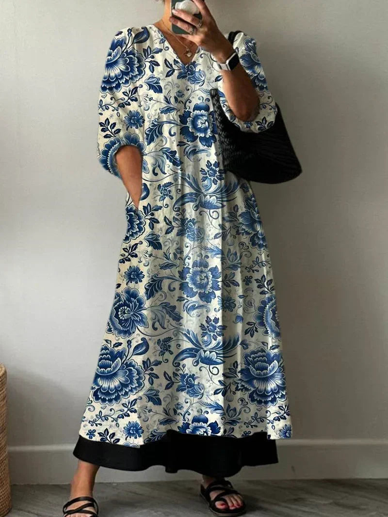 Mia | Vestido Elegante Estampado