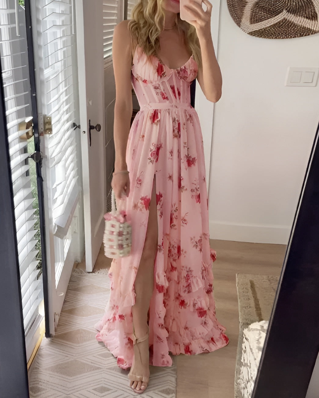 CHLOE – VESTIDO MAXI SUSURRO EN FLORACIÓN