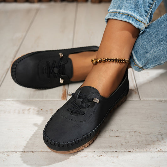 Lina - Mocasines Cómodos de Ante