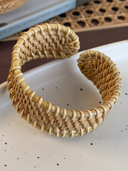 Pulsera de Ratán Trenzado