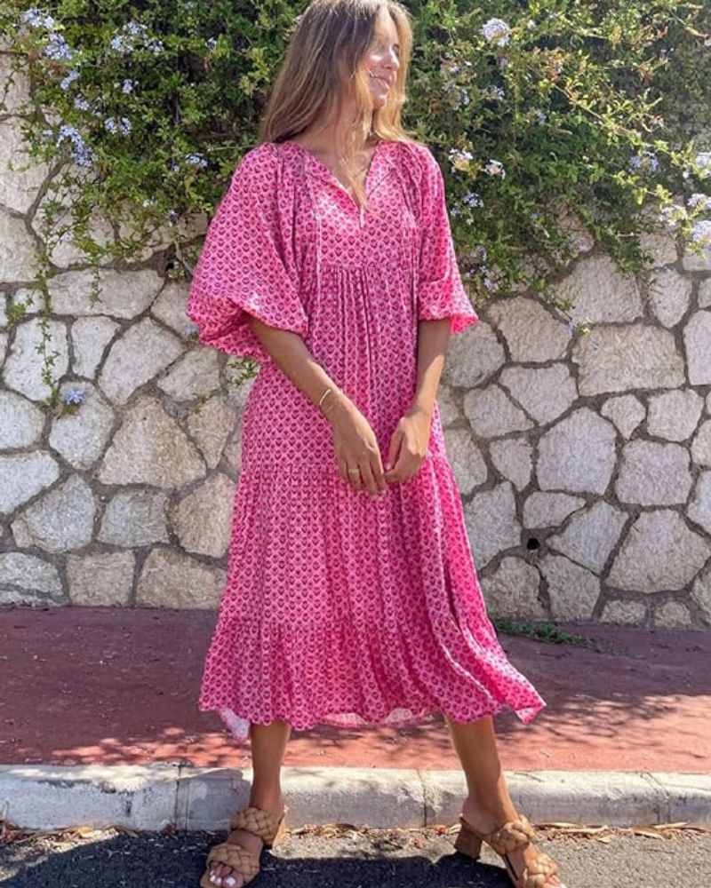 SANDY - VESTIDO LARGO CÓMODO Y DE MODA