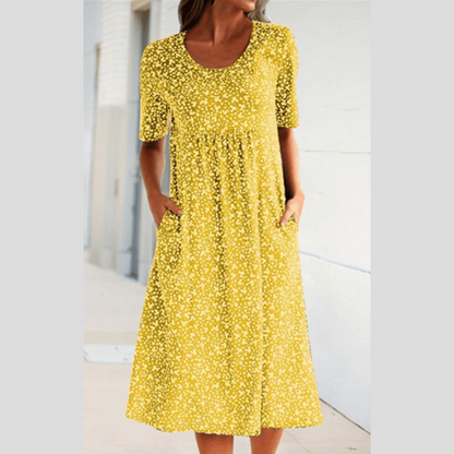 WINNY - VESTIDO MIDI CHIC CON ESTILO FLORAL
