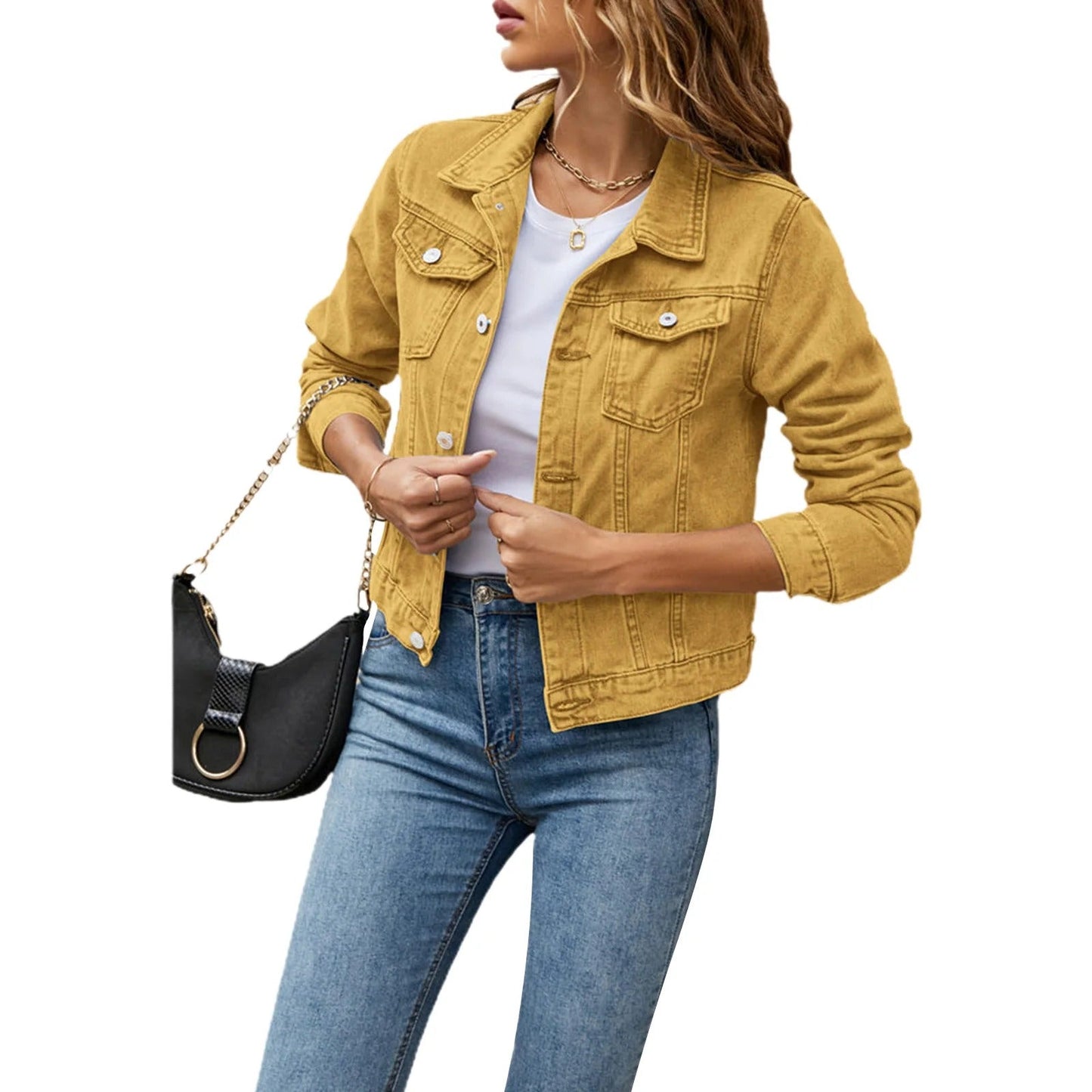 Charlotte | Chaqueta de Denim con Botones