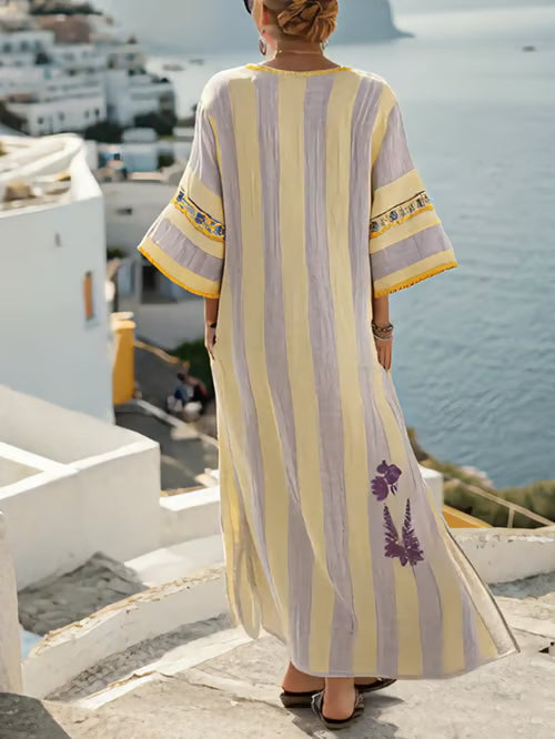 Vestido de Lino Bohemio