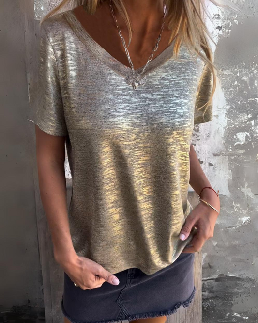 MARIONA - Camiseta de Manga Corta Estilosa