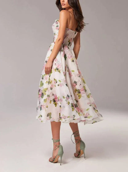 Emilia - Elegante Vestido Sin Mangas Impreso