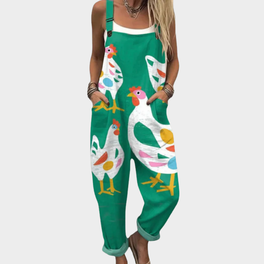 Salopette estampada cómoda
