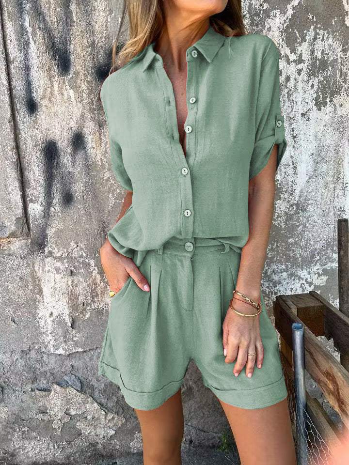 Jolie – Conjunto de Algodón-Lino Estiloso