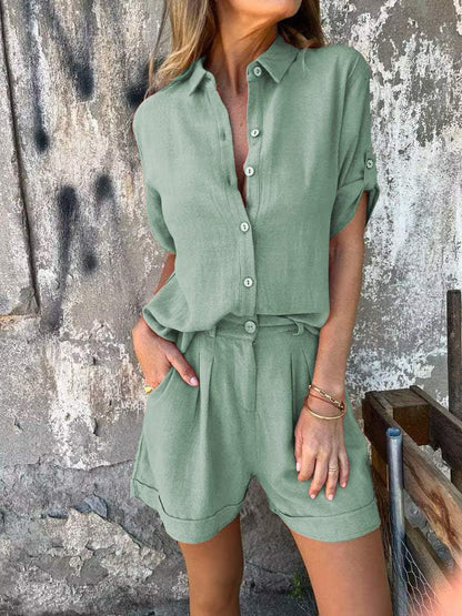 Jolie – Conjunto de Algodón-Lino Estiloso