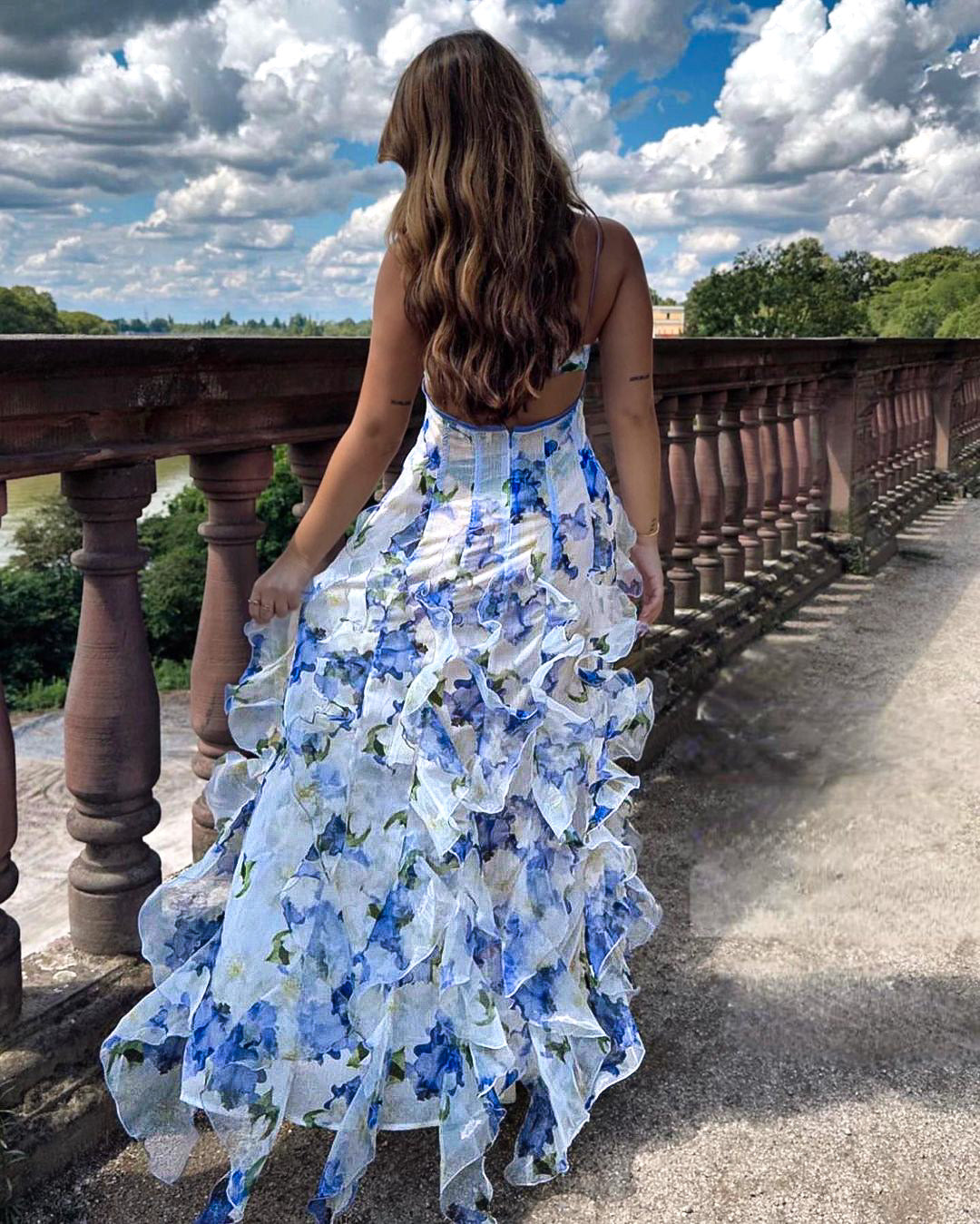 Isra | Vestido Floral Elegante