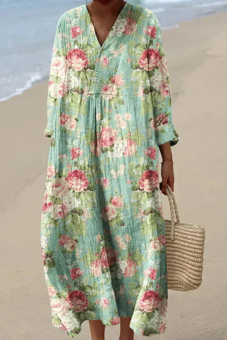 VESTIDO VERA FLORES